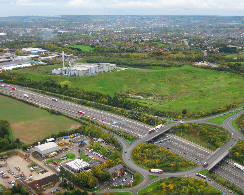 Junct 5 M20 
 Keywords: Aerial Photo Old Aylesford Bridge M20