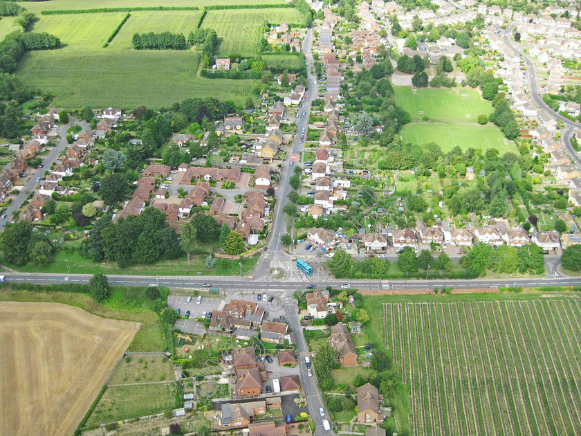 War Memorial Crossroads 
 Keywords: Aerial Pictures barming maidstone hospital hermitage lane