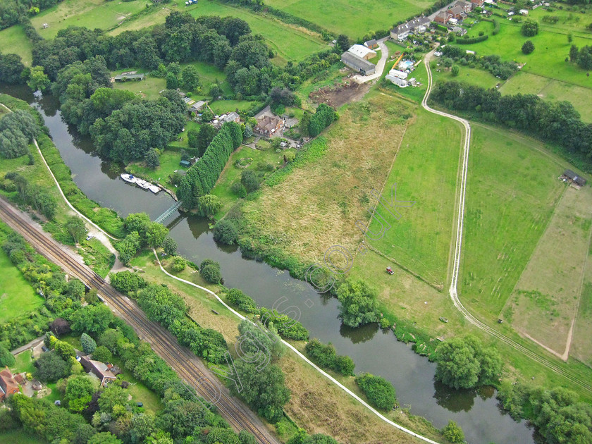 Barming Bridge 
 Keywords: Aerial Pictures barming maidstone hospital hermitage lane